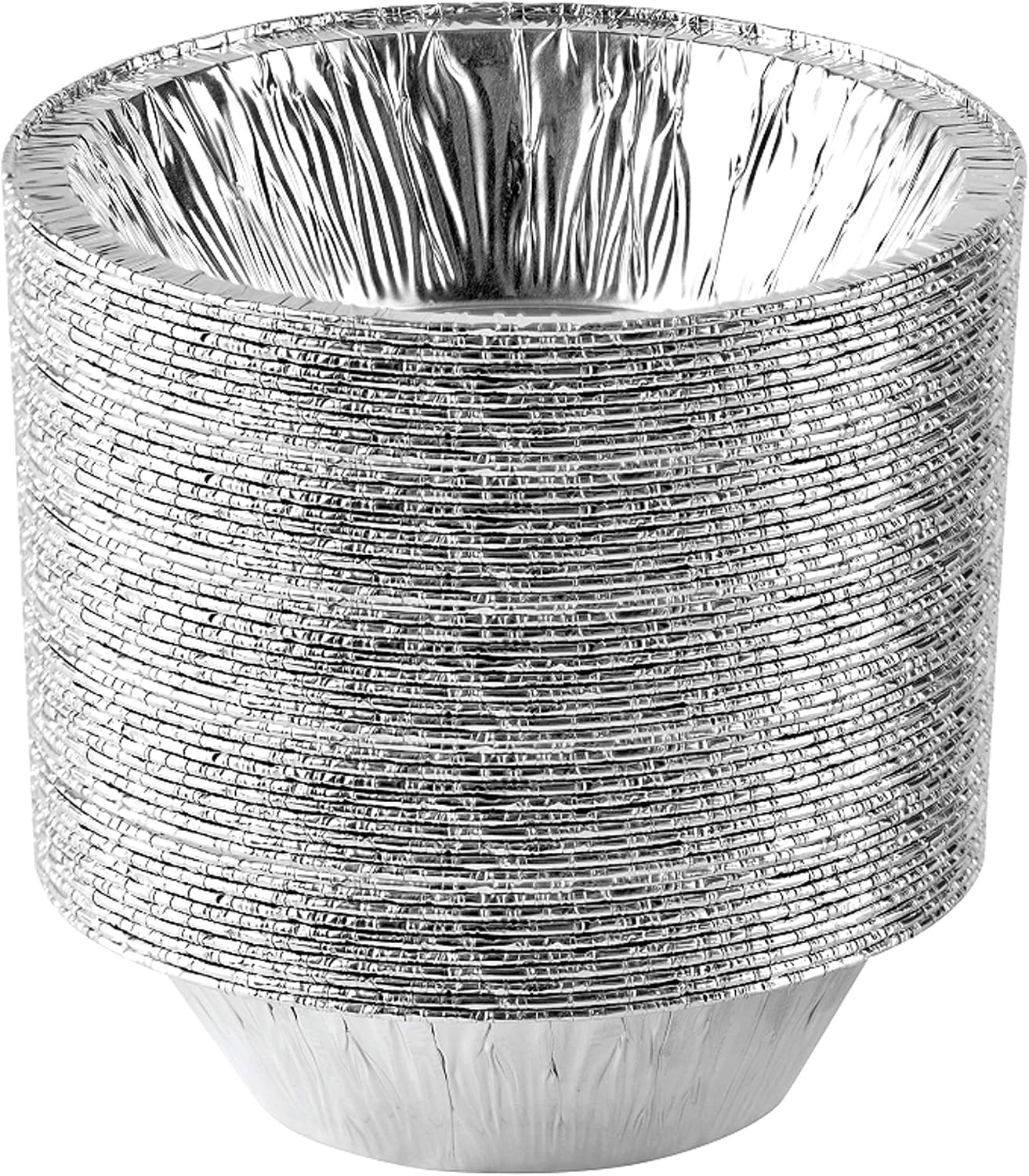 PLASTICPRO 9'' Inch Round Tin Foil Pans Disposable Aluminum Pack of 20