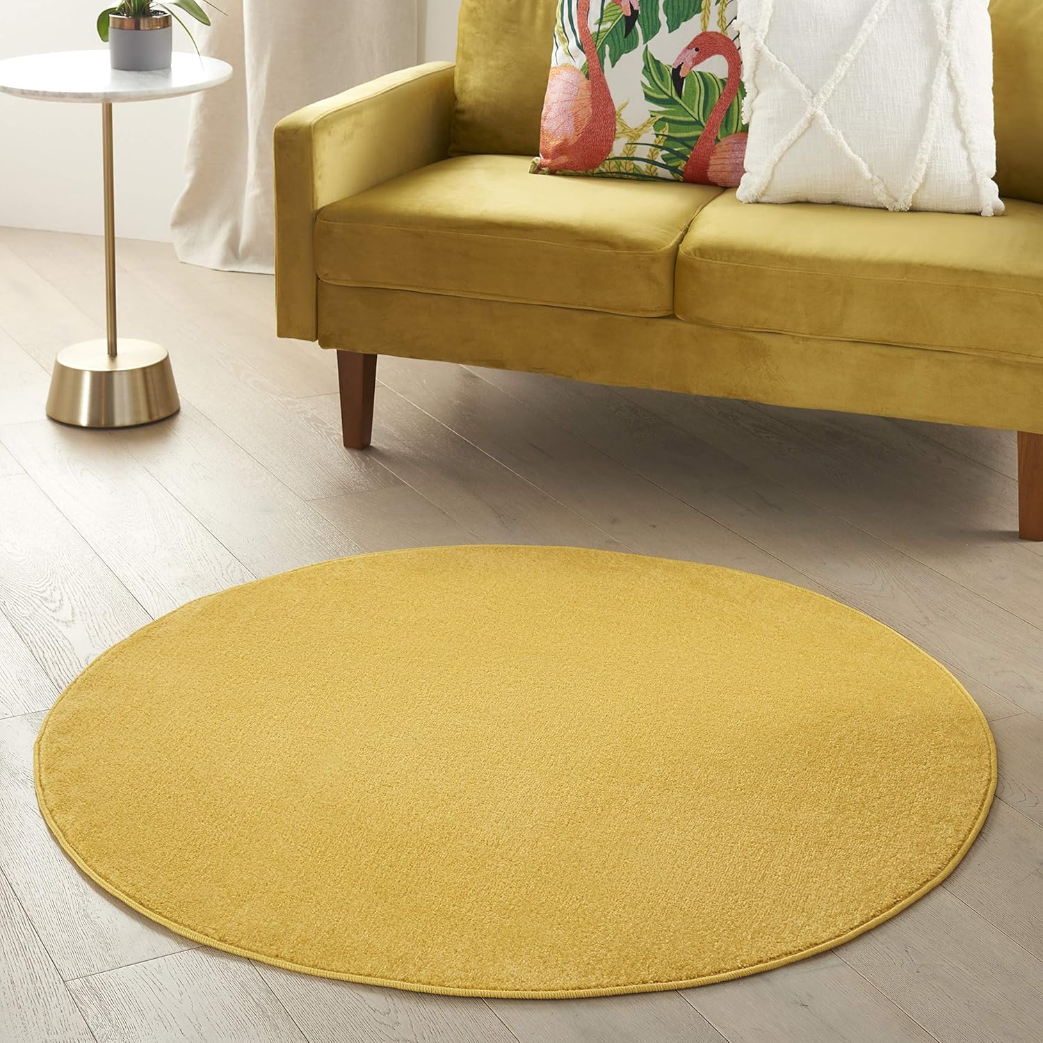 Nourison Home Essentials Indoor Outdoor Area Rug, Ivory Beige, 7' x 10'