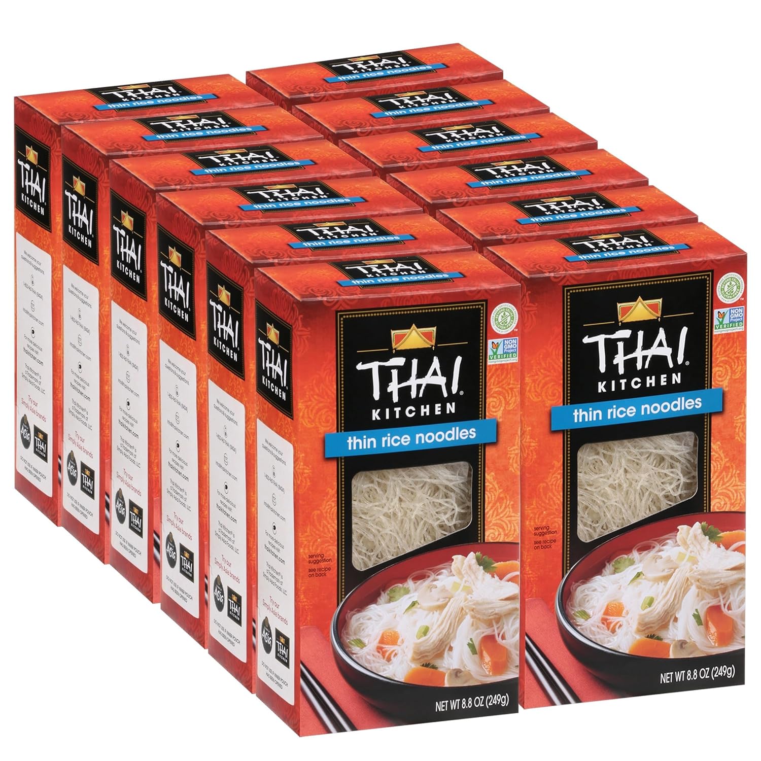 Thai Kitchen Gluten Free Thin Rice Noodles, 8.8 oz