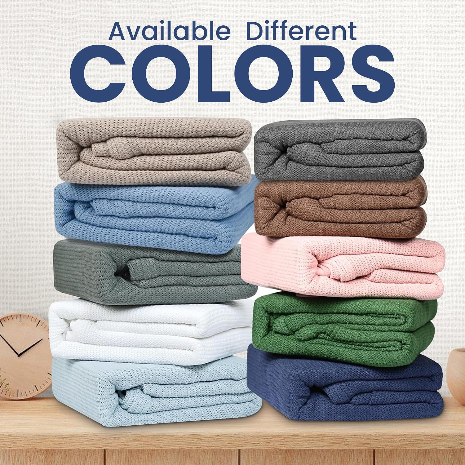 Linteum 100% Cotton Open-Cell Leno Weave Blanket — Breathable All Season — Queen 90x90 — Ice Grey