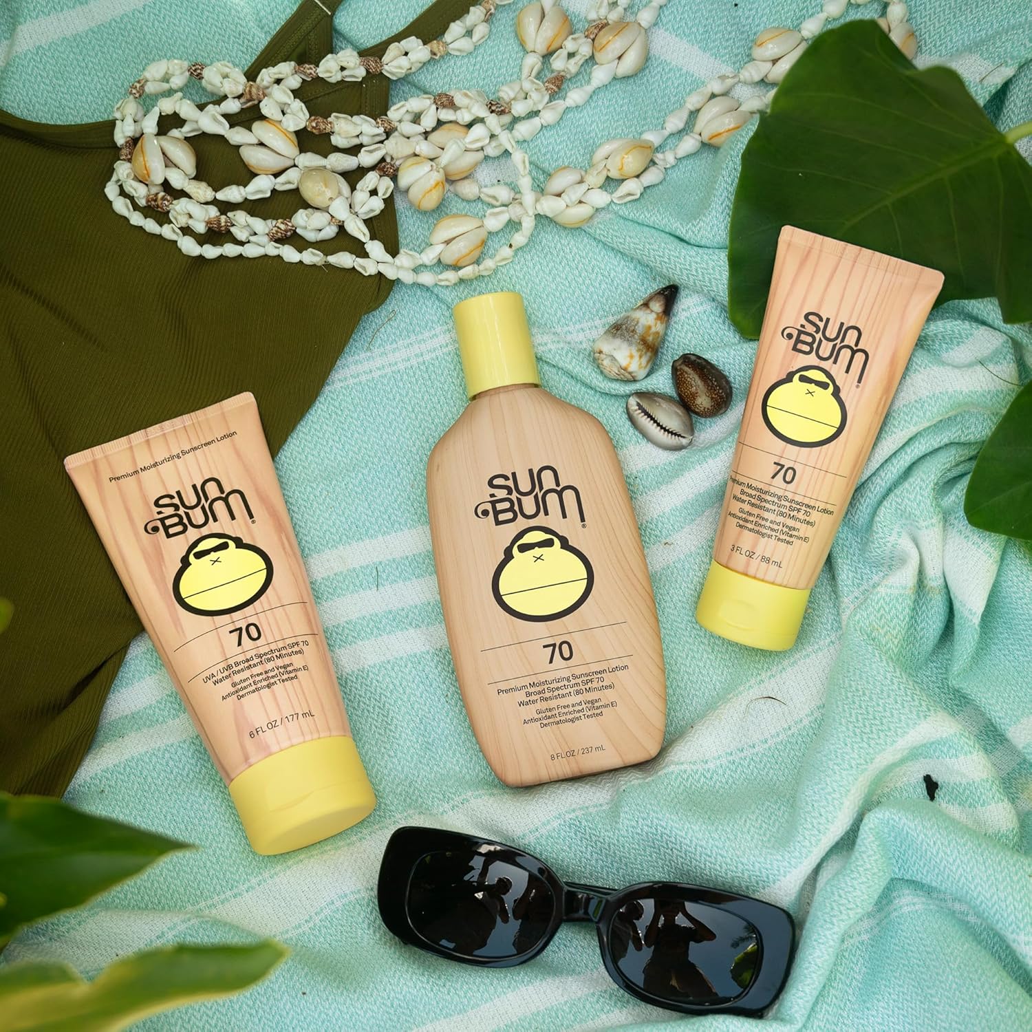 Sun Bum Original SPF 50 Sunscreen Body Lotion - 8 oz | Broad Spectrum Moisturizing Sunscreen with Vitamin E, Hawaii 104 Act Compliant (Made without Octinoxate & Oxybenzone)