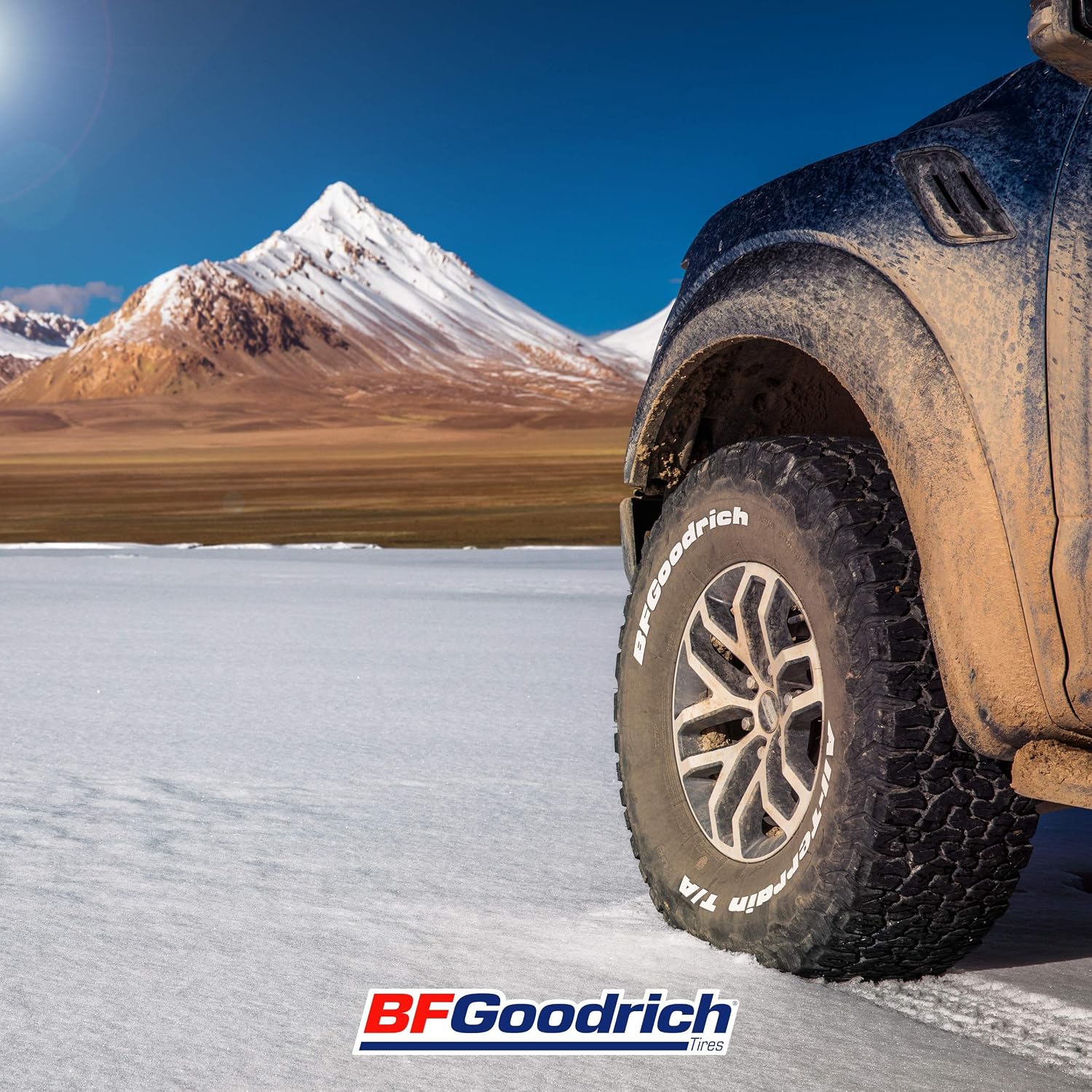 BFGoodrich All Terrain T/A KO2 Radial Car Tire for Light Trucks, SUVs, and Crossovers, LT265/70R16/E 121/118S | Light Truck All Terrain All Weather Traction 121/118S Rated E (10 Ply) Radial Construction Outlined Raised White Letters Tire