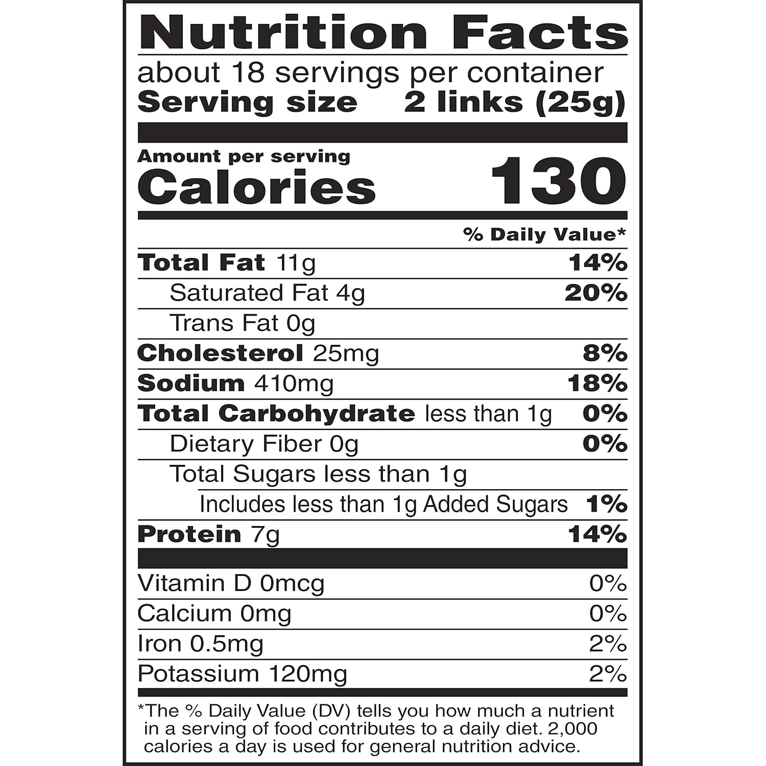 Duke's Pork Original Smoked Shorty Sausages, 7g Protein Per Serving, 4 oz. (Pack of 8)