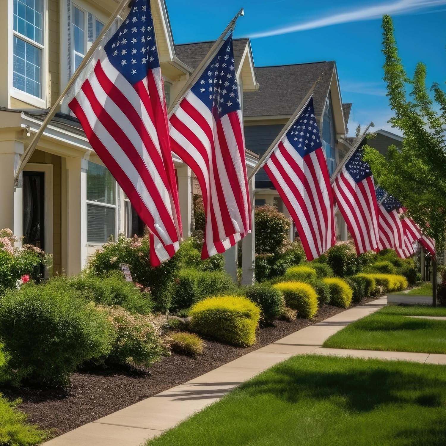 American Flag 6x10 Nylon - Outdoor USA Flag Made in USA