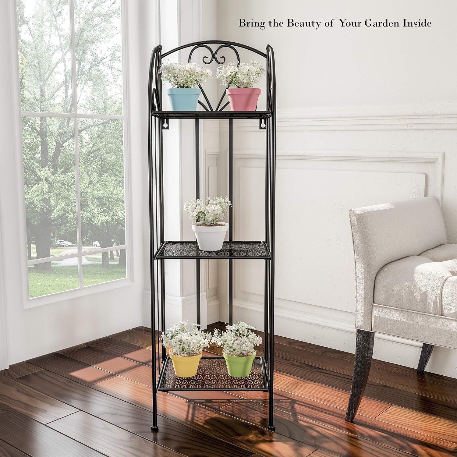 Pure Garden 3 Tier Indoor or Outdoor Plant Stand
