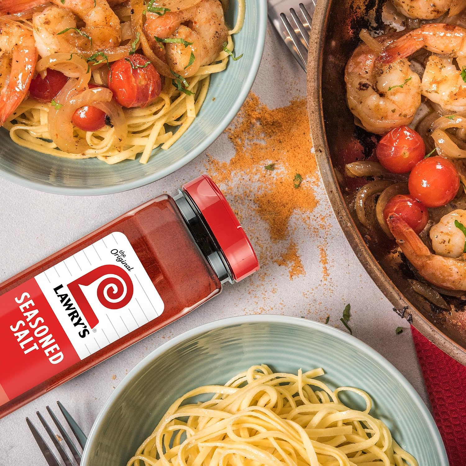 Lawry’s Seasoned Salt, No MSG Added, Kosher Certified, Staple, Versatile, All-Purpose Seasoning to Shake on Beef, Pork, or Poultry, 16 oz
