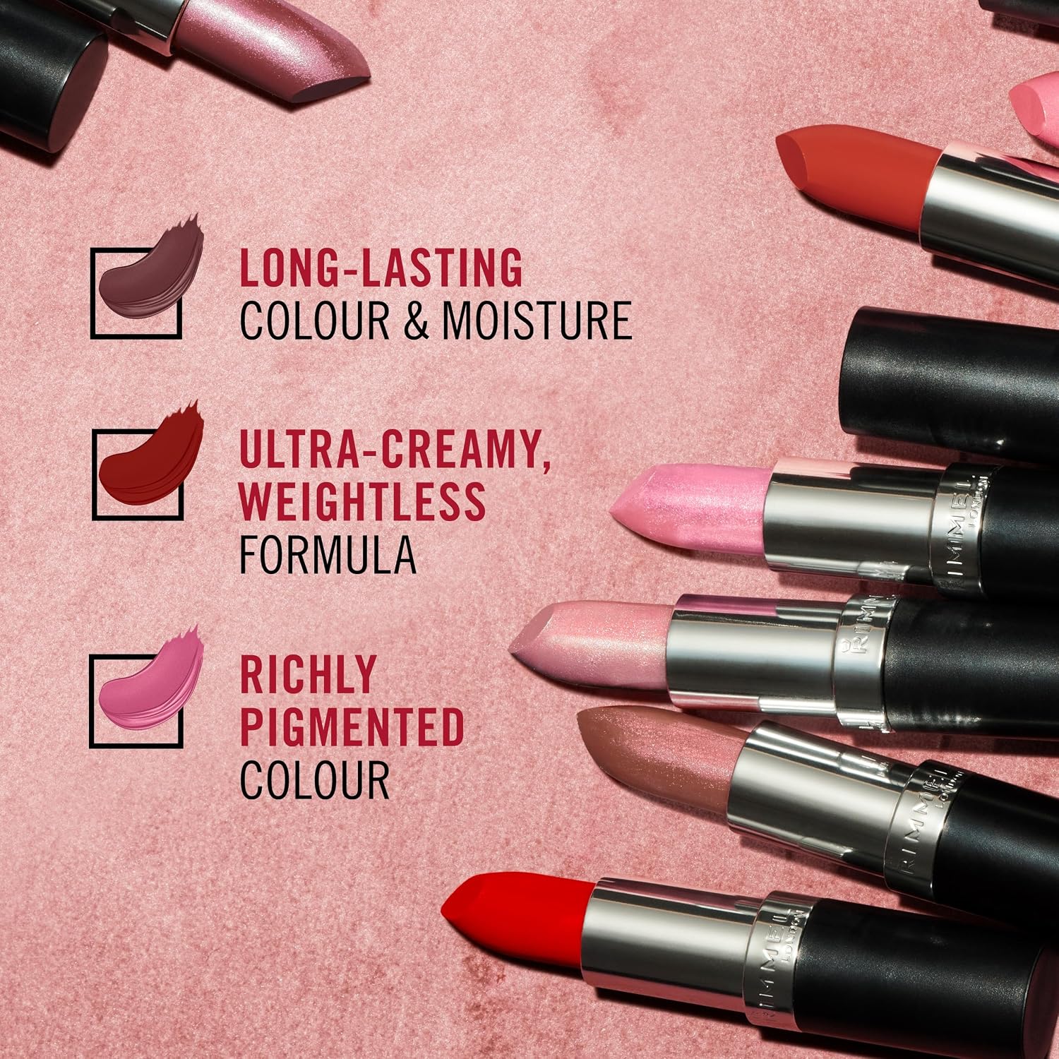 Rimmel London Lasting Finish by Kate Lipstick, 001