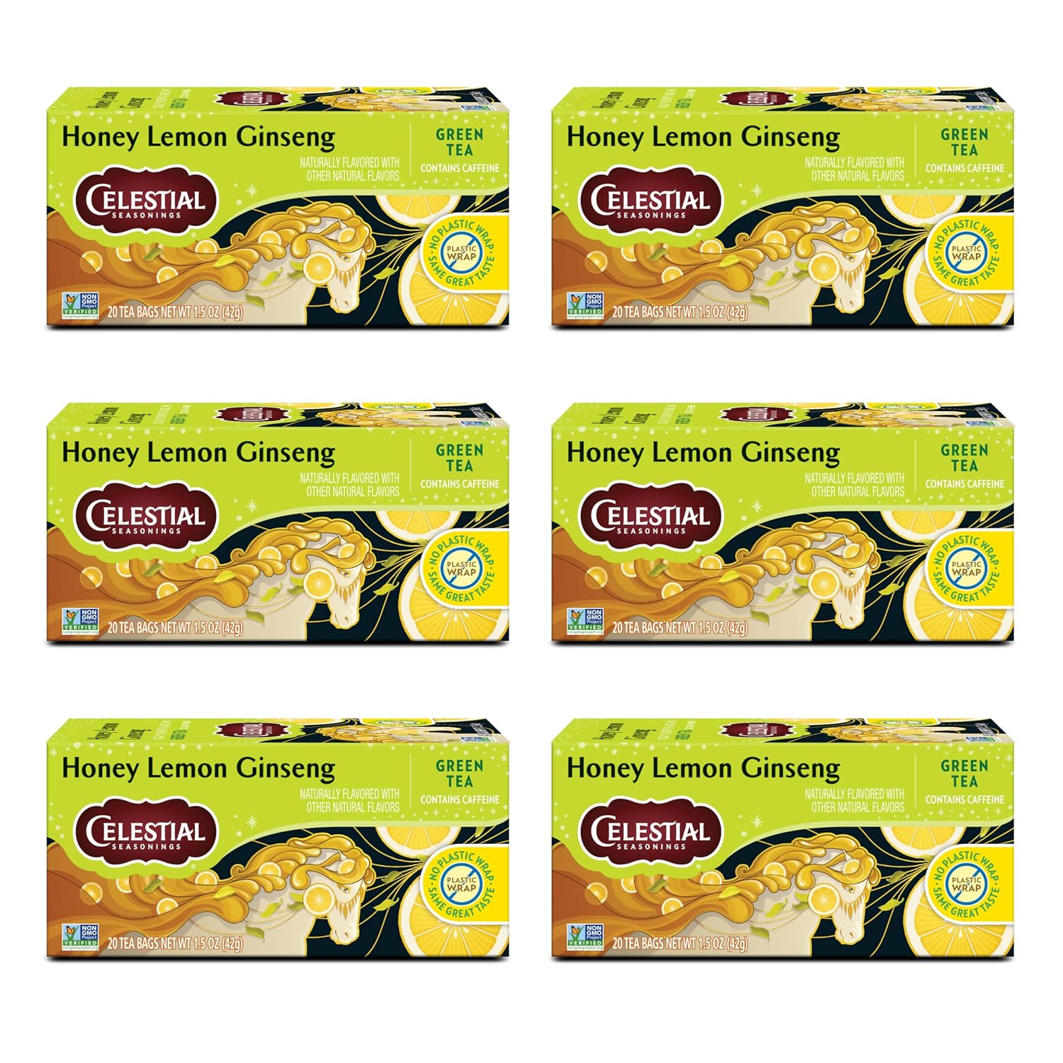 Celestial Seasonings Authentic Green Tea 40 Count