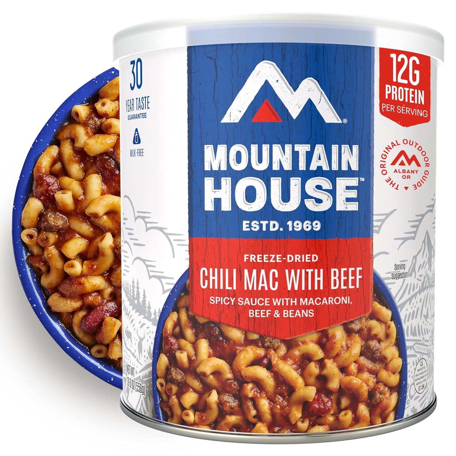 Mountain House Diced Beef | Freeze Dried Survival & Emergency Food | #10 Can | Gluten-Free, 30122