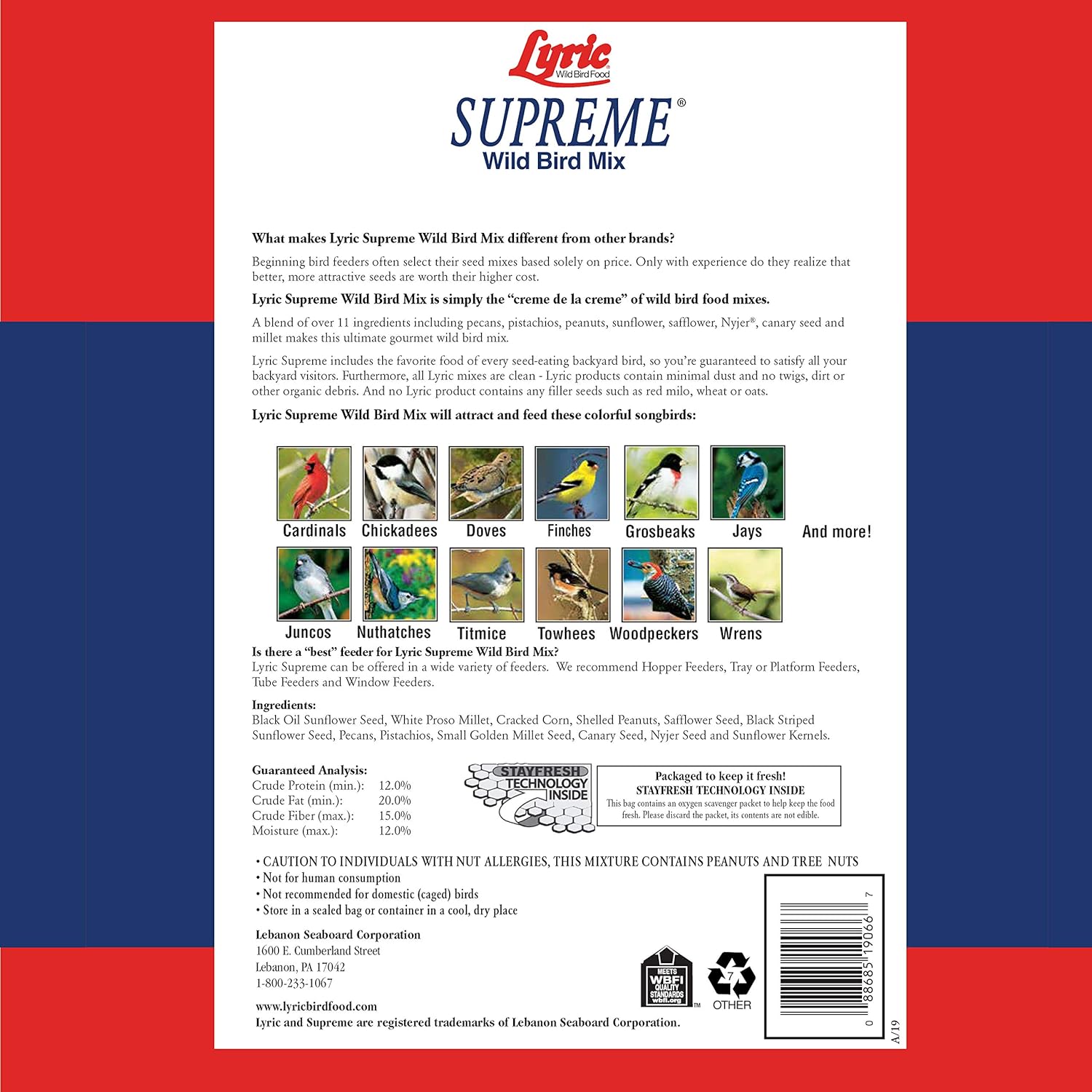 Lyric Supreme Wild Bird Seed