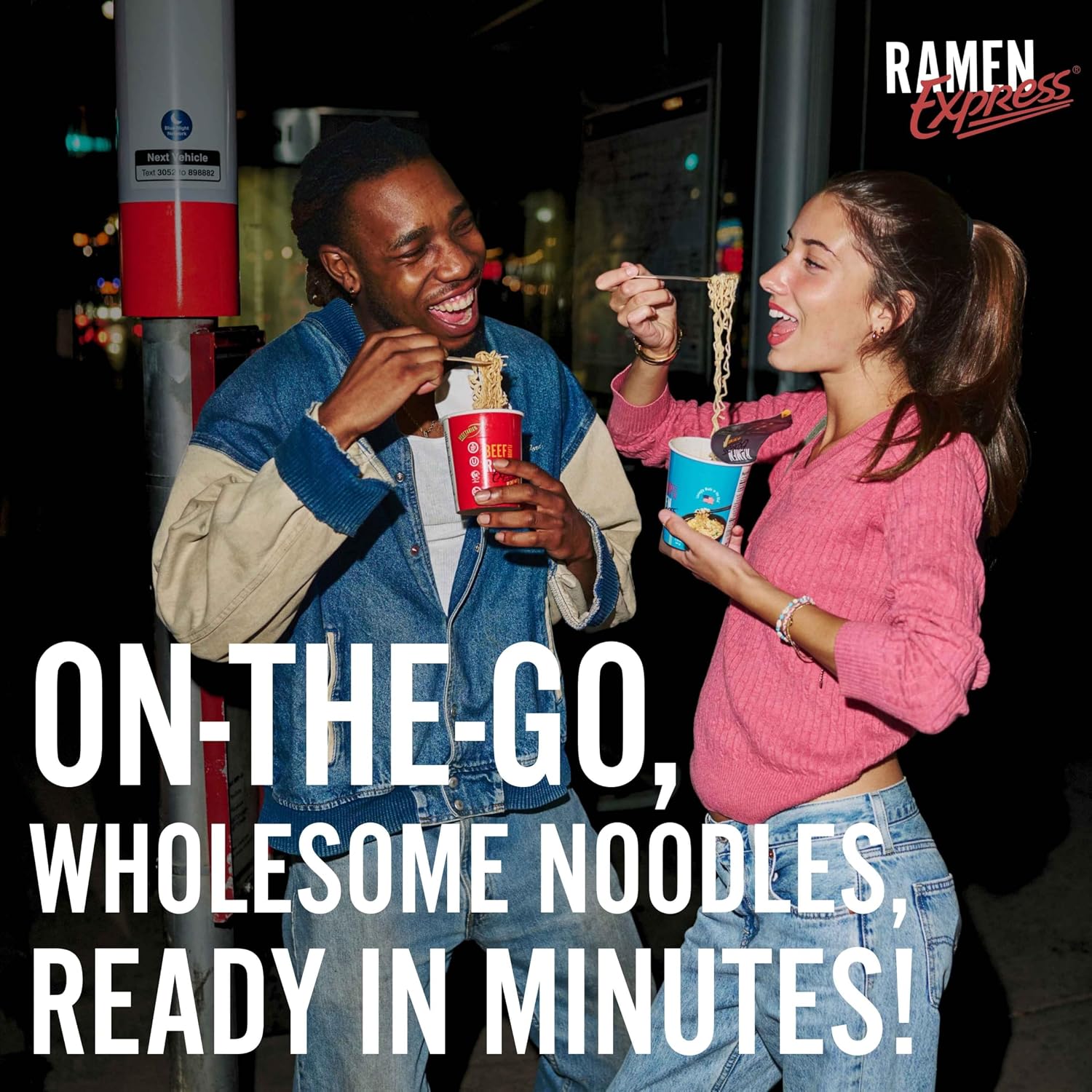 RAMEN EXPRESS Chicken Flavor Ramen Cup Noodle