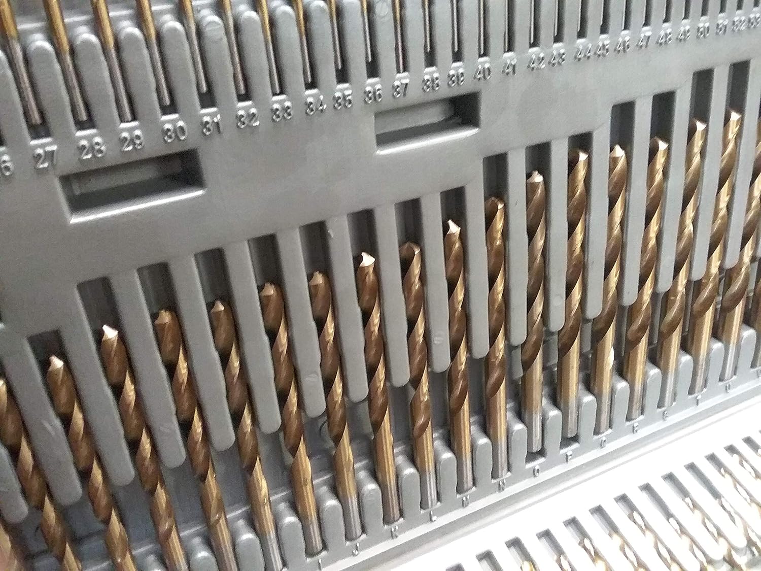 115 Piece TiN Coated 3 in 1 Combo HSS Drill Set, Fraction, Numbers, Letters
