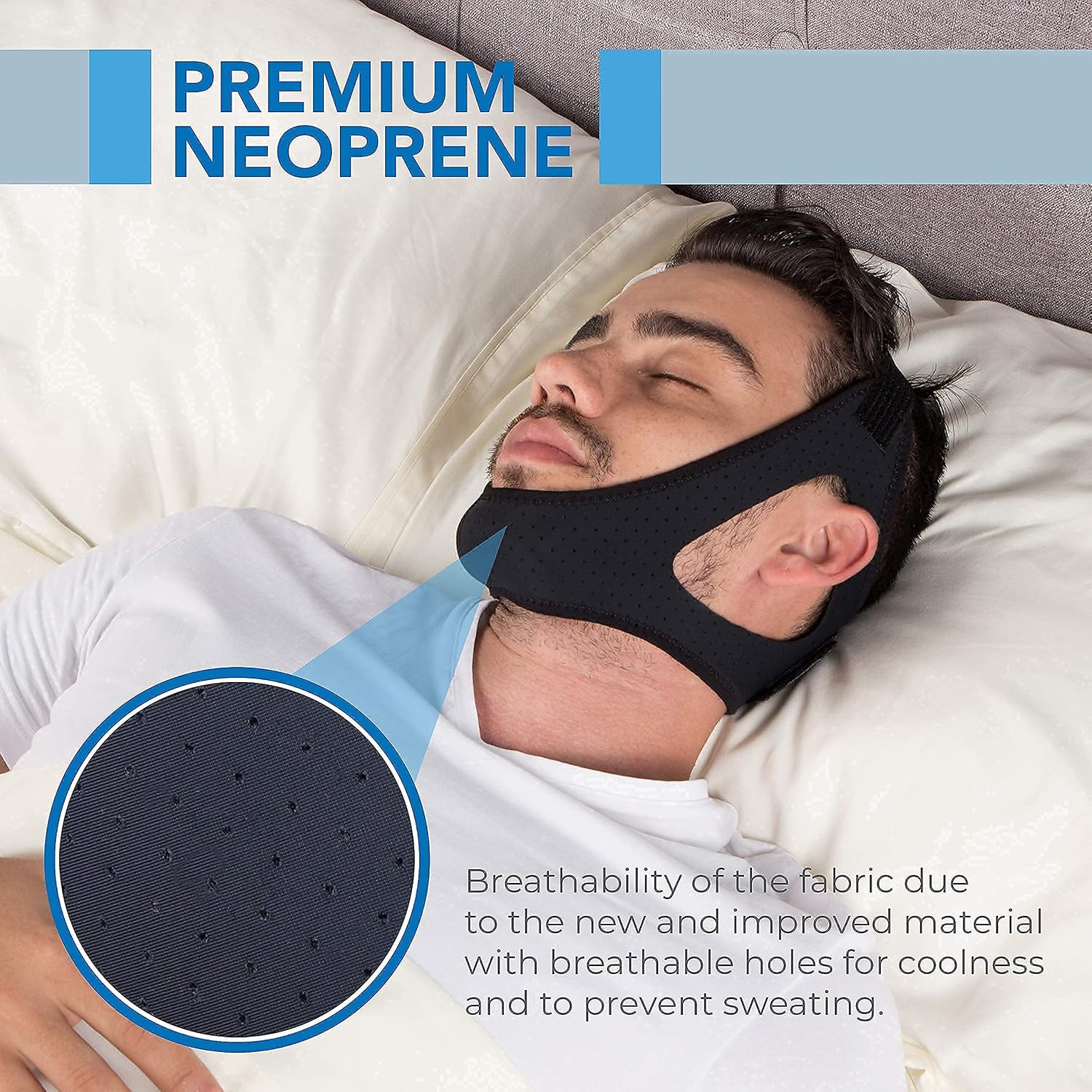 Sleep Legends Premium Anti Snoring Chin Strap for CPAP Users