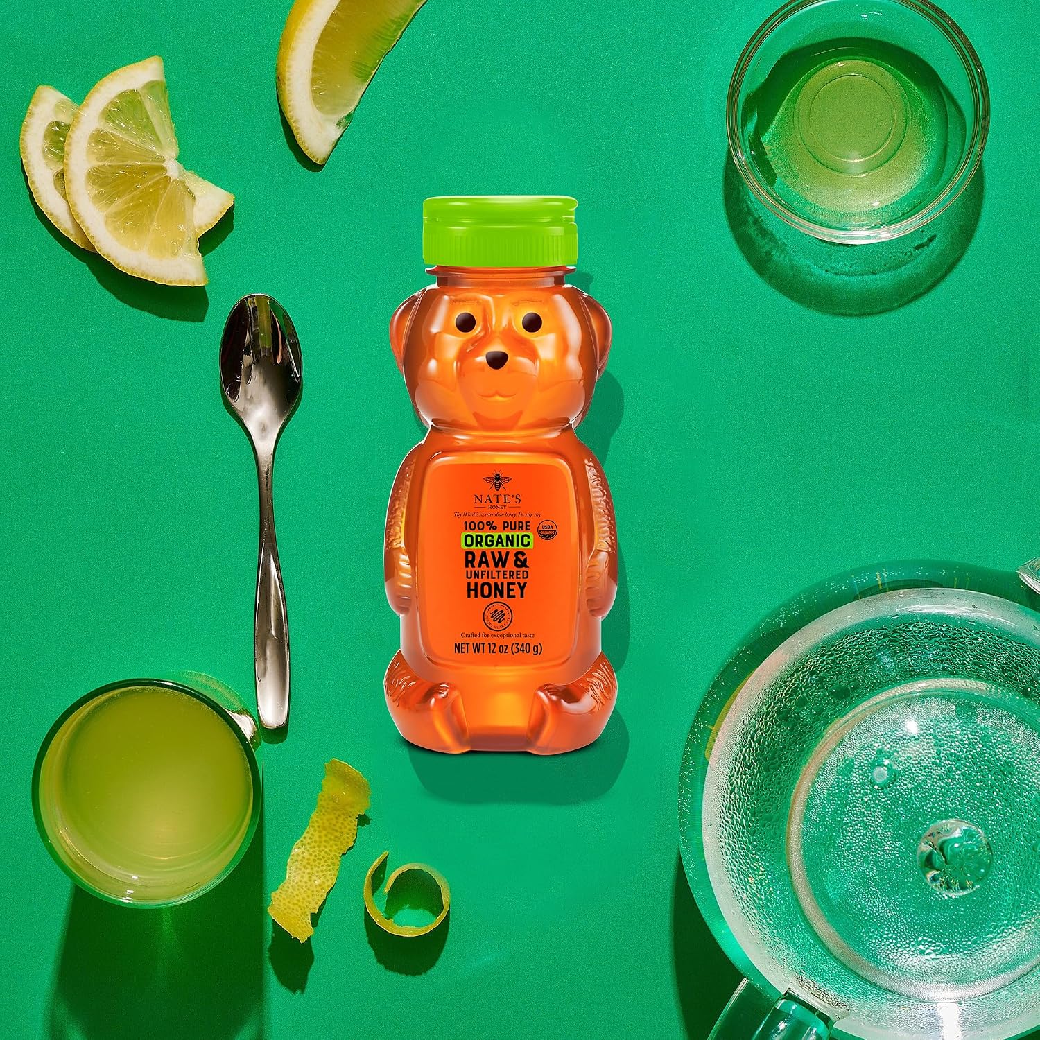 Nate's Organic Honey - 32oz. Squeeze Bottle