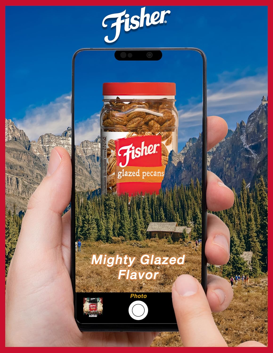 Fisher Snack Glazed Pecans Candied, 24 oz, Pack of 1 | Junior Mammoth Candied Pecans, Perfect For Gifting Or Personal Enjoyment, Crunchy, Irresistibly Sweet