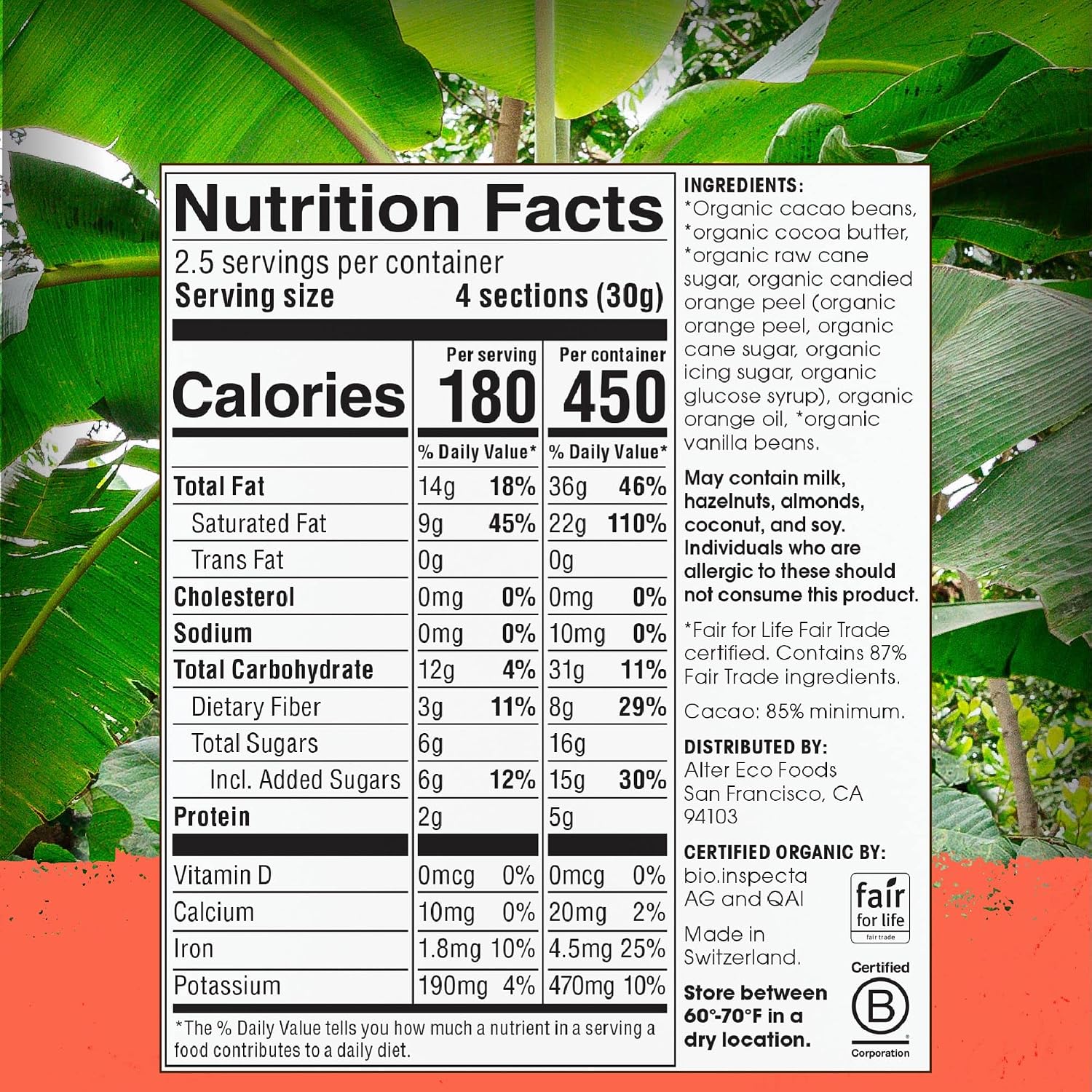 Alter Eco | Dark Chocolate Bars | Pure Dark Cocoa, Fair Trade, Organic, Non-GMO, Gluten Free (12-Pack Dark Sea Salt)