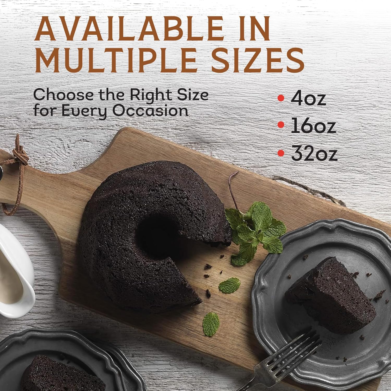 TORTUGA Provenance Rum Cake Variety Pack – 4 oz. - 6 Pack - The Perfect Premium Gourmet Gift for Stocking Stuffers, Gift Baskets
