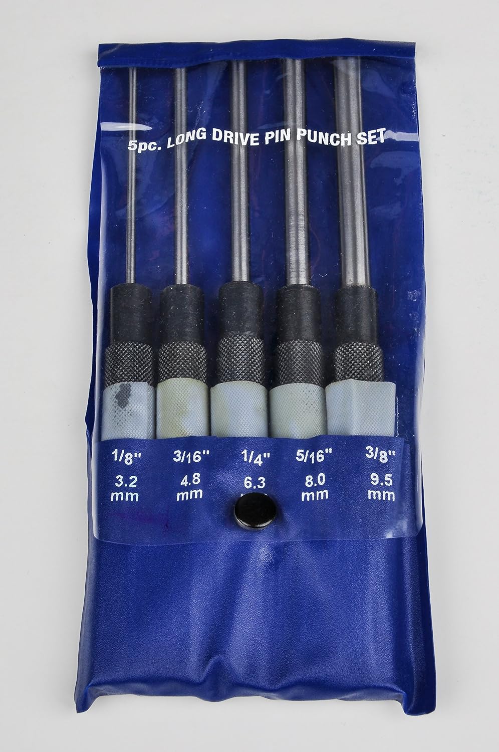 Fowler 52-500-300-0, Extra Long 5 Piece Drive Pin Punch Set