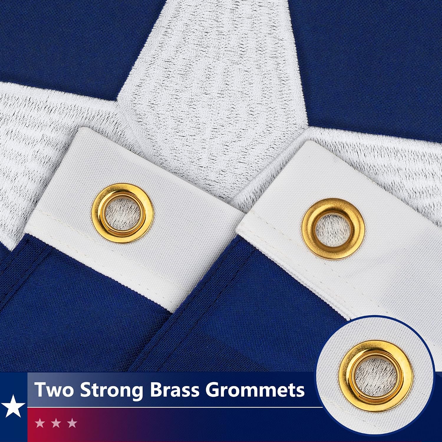 American Flag 4x6 ft: Long Lasting US Flag, Heavy Duty Nylon, Embroidered Stars, Sewn Stripes, Brass Grommets, UV Protection Perfect for Outdoors! USA Flag | 100% Heavy Duty Nylon UV Protection Premium Embroidered Stars Sewn Stripes Brass Grommets Long L…
