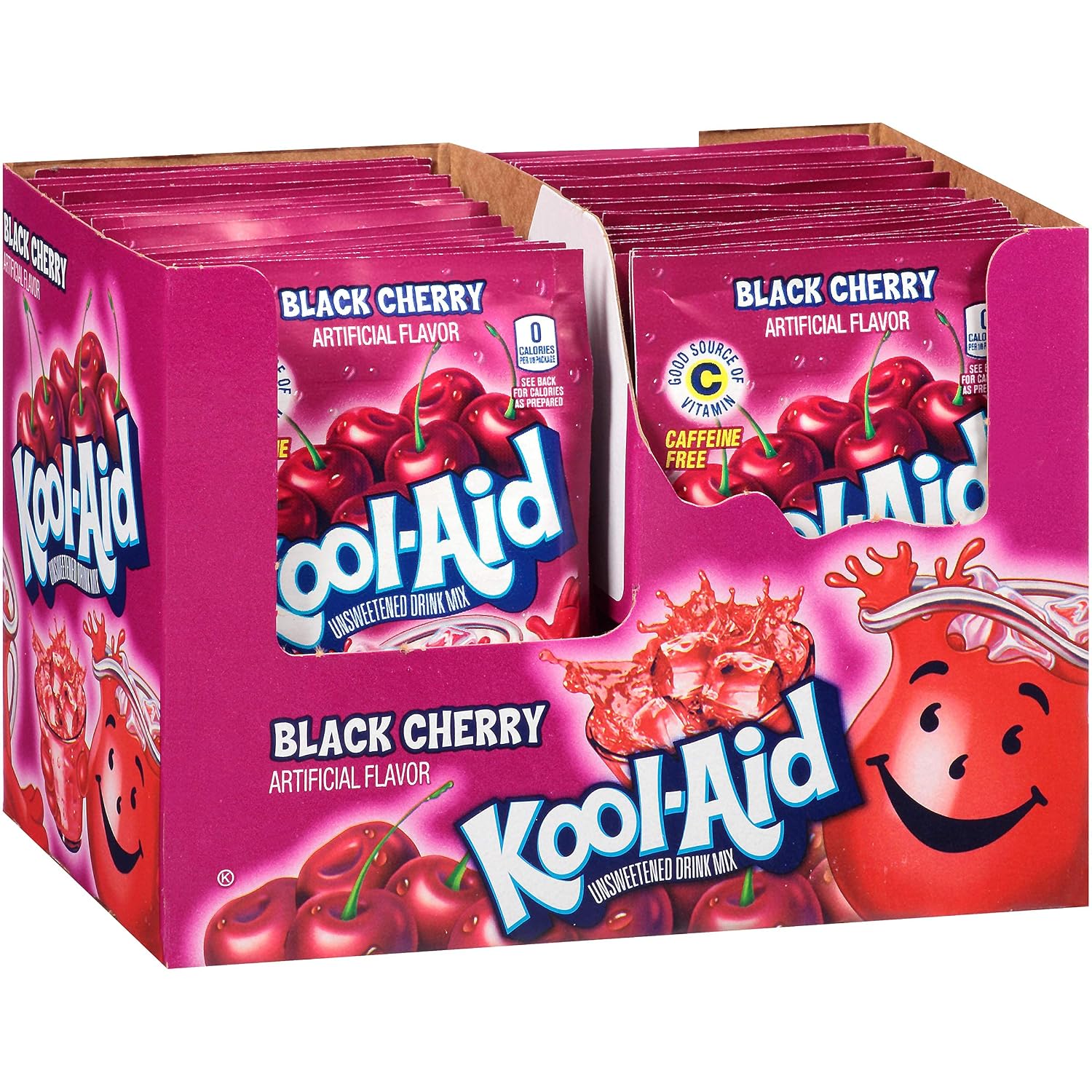 Kool-Aid Tropical Punch Flavored Unsweetened Caffeine Free Powdered Drink Mix (96 Packets)