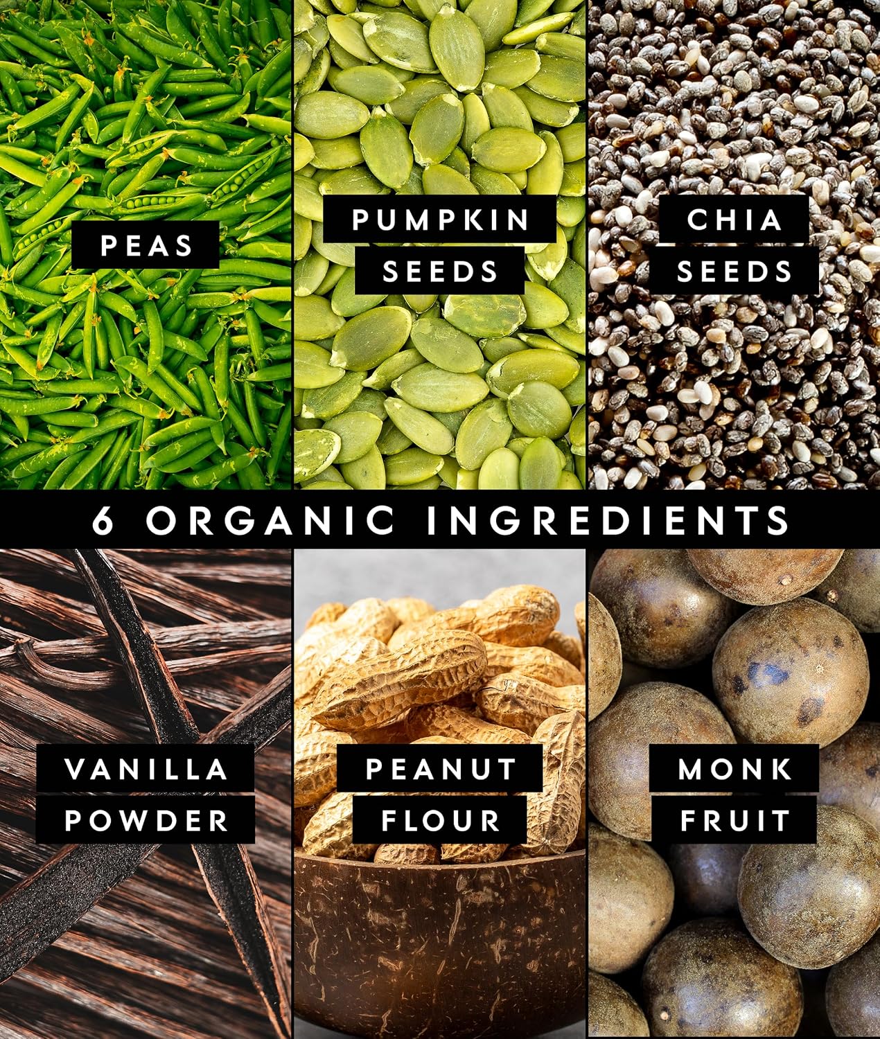Truvani Organic Plant Based Protein Powder | Chocolate Peanut Butter