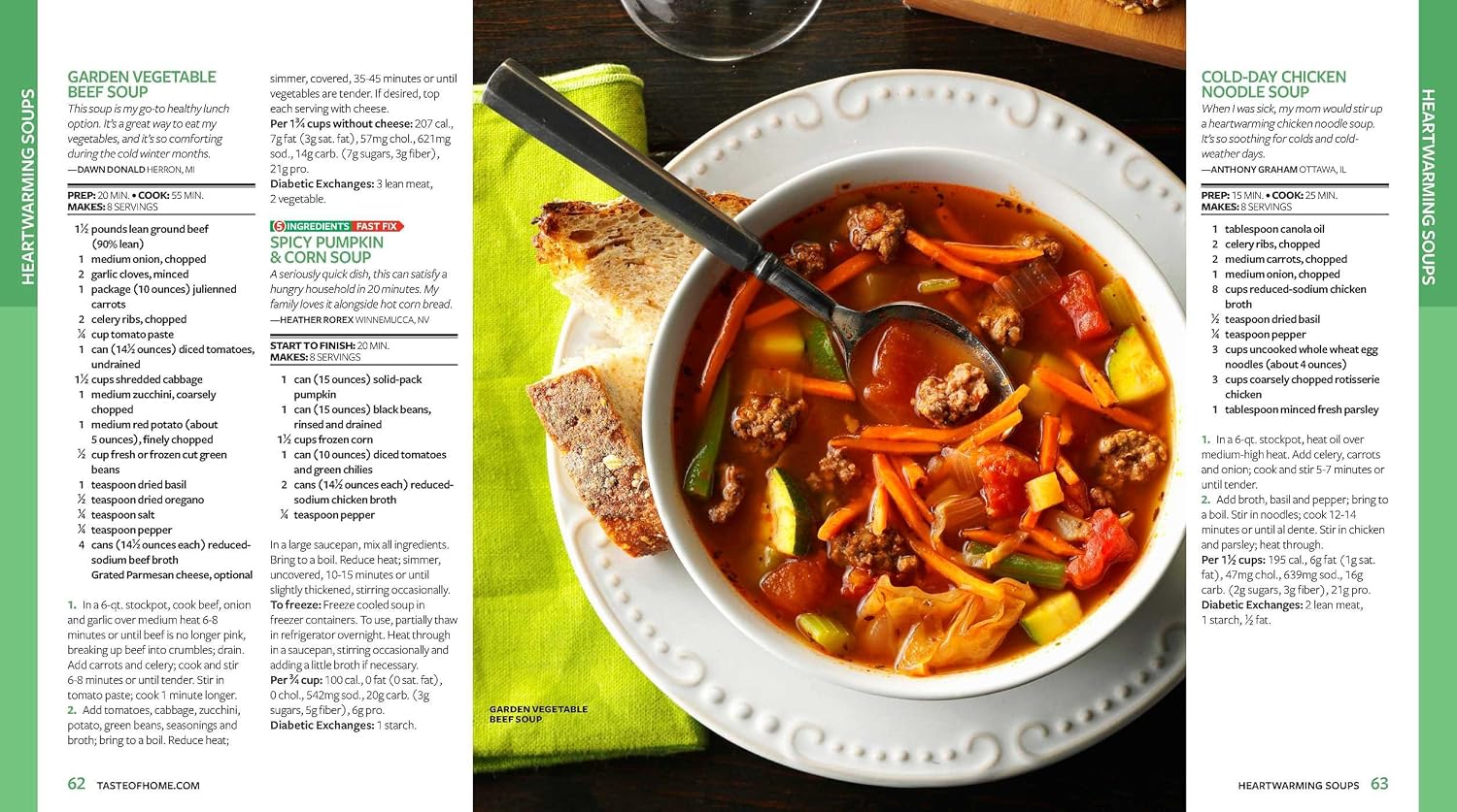 Taste of Home Diabetes Cookbook: Eat right, feel great with 370 family-friendly, crave-worthy dishes! (Taste of Home Heathy Cooking)