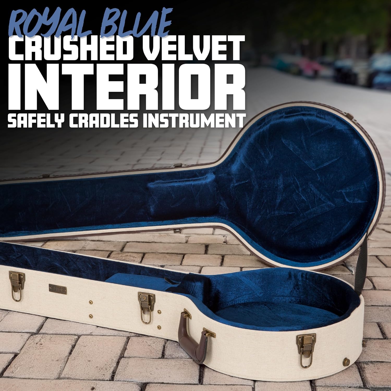Gator Cases Journeyman Series Deluxe Wood Case for Resonator Style Acoustic Guitars (GW-JW RESO)