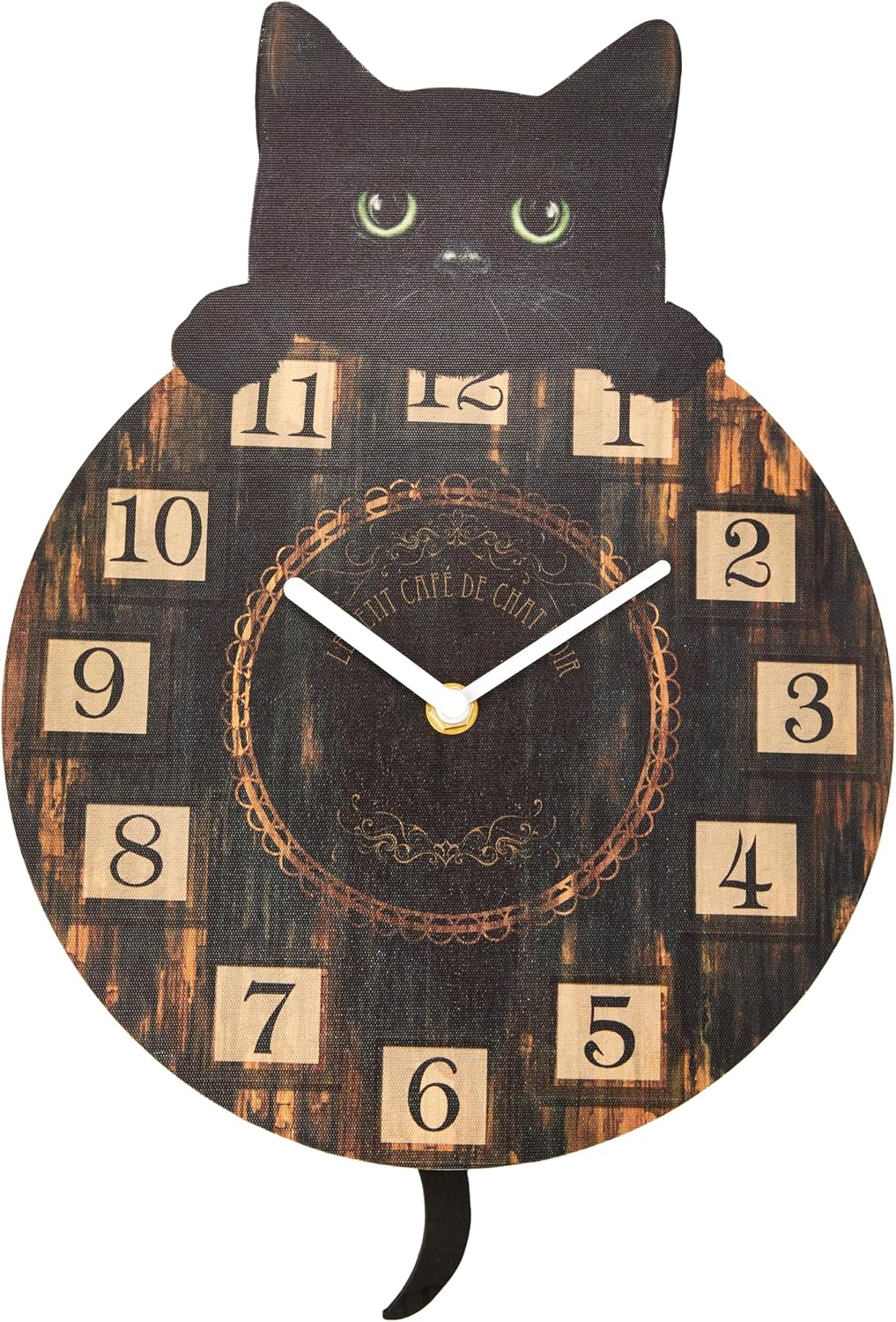 Nemesis Now Kitten Tickin' Clock 25cm Brown