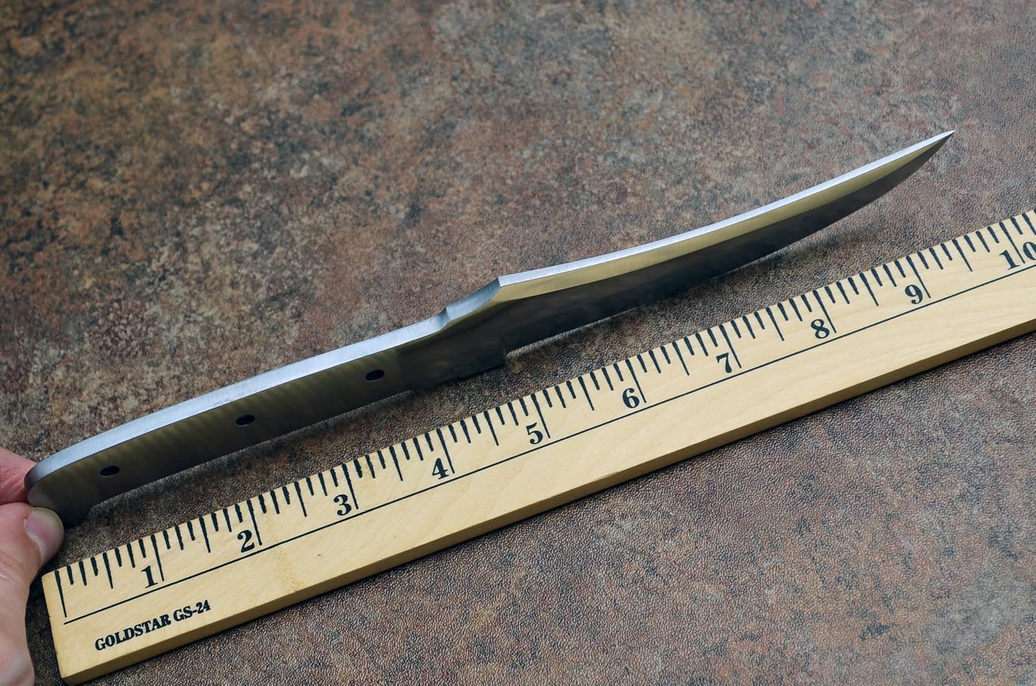 1095 High Carbon Steel Upswept Knife Blank Blade Hunting Skinning Skinner 1095HC