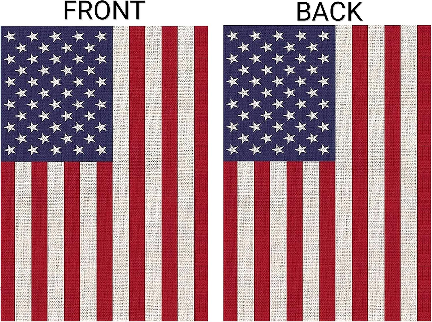 American Garden Flag USA Independent Day 4th of July Celebrate Burlap Double Sided Outdoor Yard Decorations 12.5 x 18 Inch