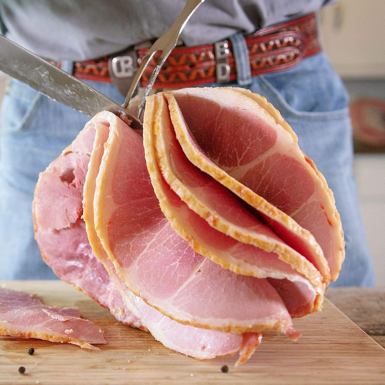 Pederson's Farms, No Sugar, Spiral Sliced, Easter Ham, Uncured Boneless Half Ham, (4 lb average, Serves about 8), Fully Cooked, Whole30 Approved