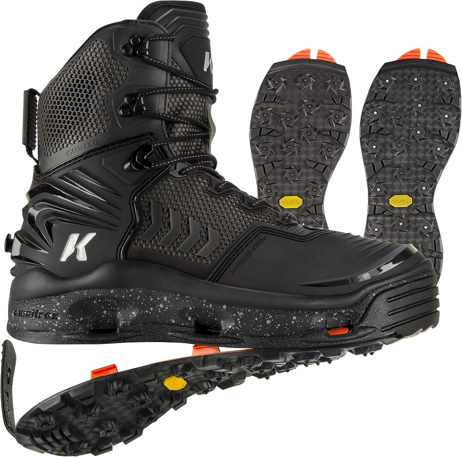 KORKERS River Ops w/Vibram & Studded Vibram Soles
