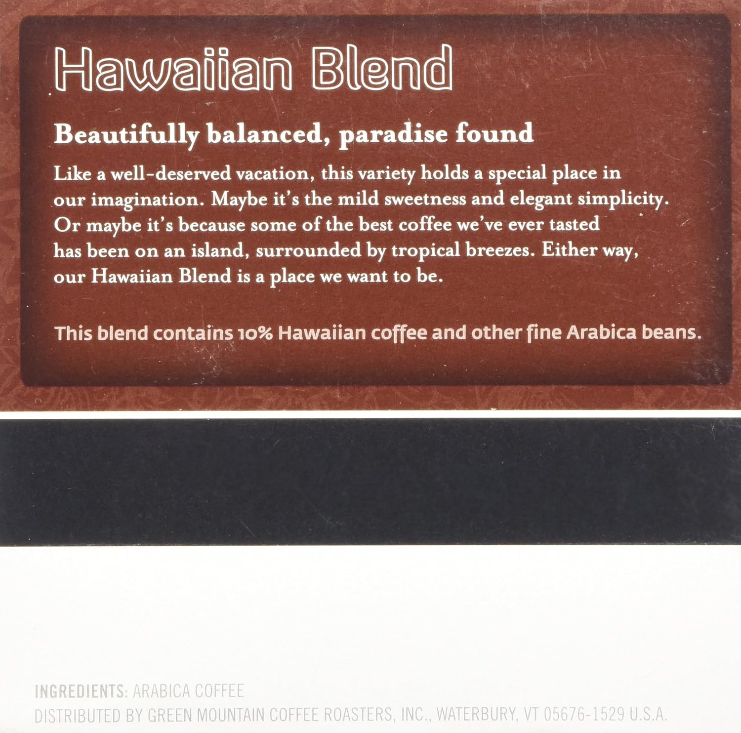 Tully's Coffee Hawaiian Blend 12 KCups 4.8 Oz