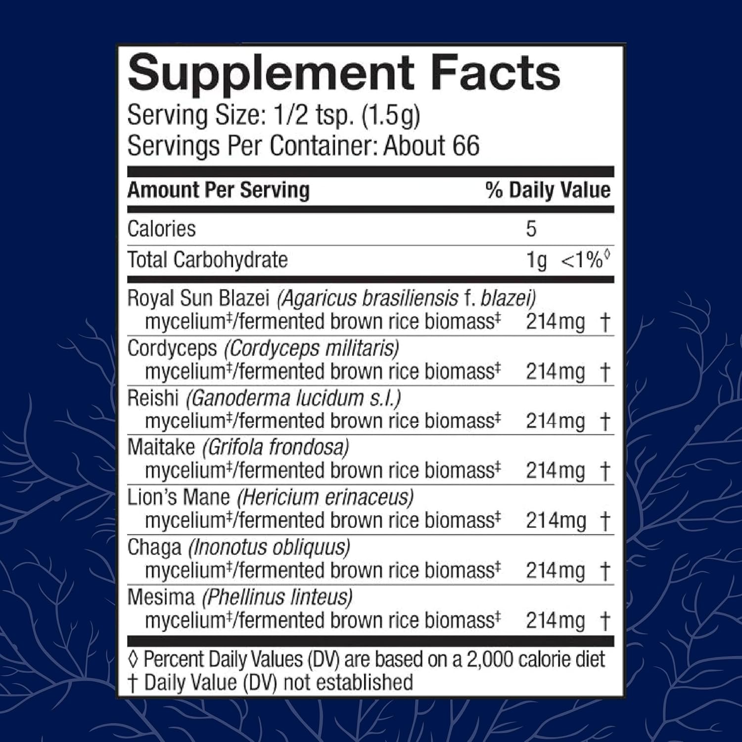 Host Defense Stamets 7 Mushroom Powder - 7 Species Blend - Mushroom Supplement for Immune Support with Royal Sun Blazei, Cordyceps, Reishi, Maitake, Lion's Mane, Chaga & Mesima - 3.5 oz (66 Servings)*