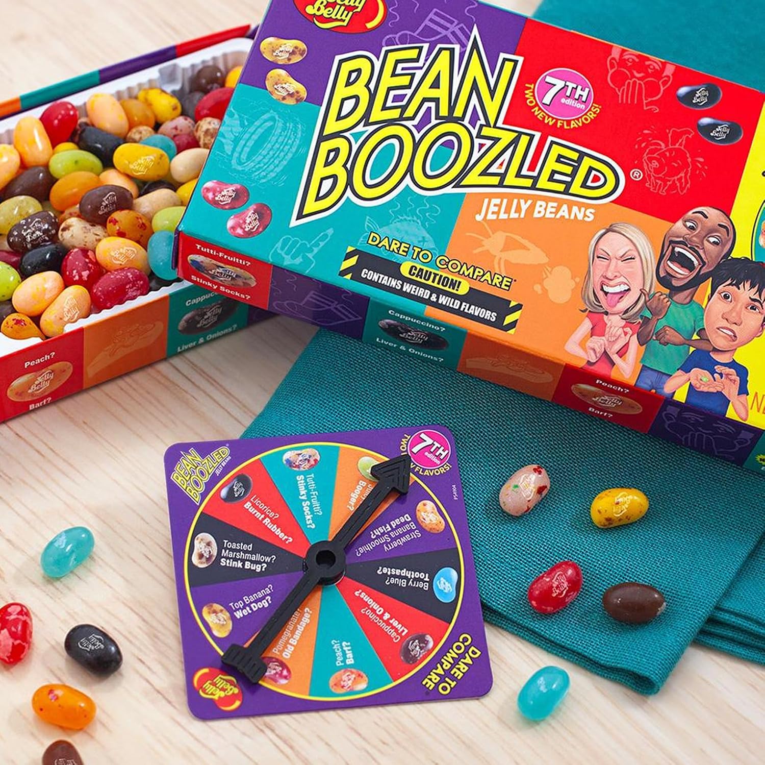 Jelly Belly Bean Boozled Spinner Gift Box Game, Net Wt 3.5oz