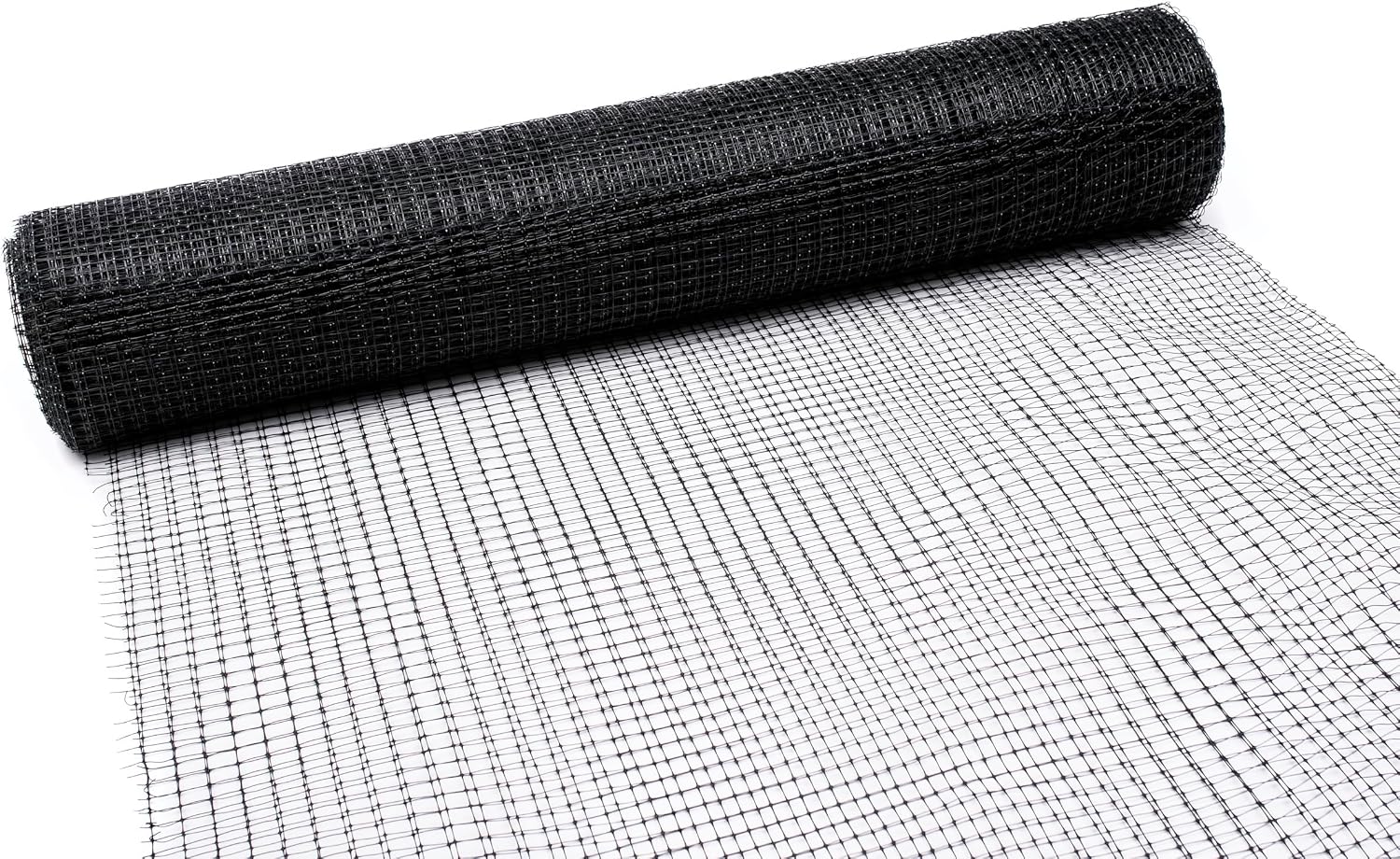 Tenax Deer Netting - Heavy Duty, 7ft Netting for Gardens - 7 Ft x 100 Ft - Black Polypropylene