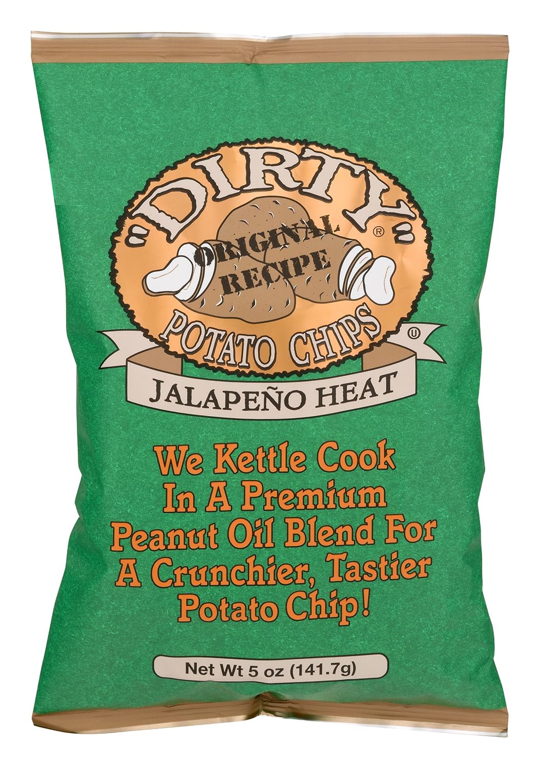 Dirty Chips Jalapeno Heat, 2-Ounce (Pack of 25)