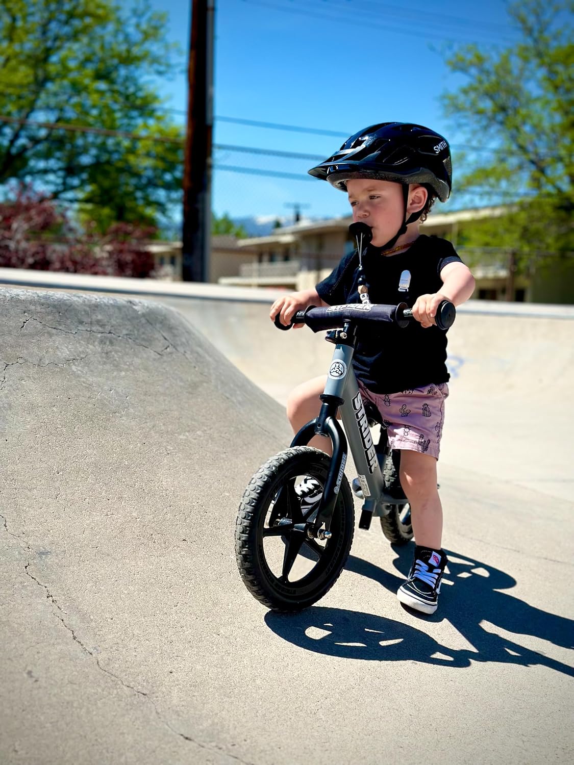 Strider 12 Sport Bike, Pink - No Pedal Balance Bicycle for Kids 1 to 4 Years - Includes Safety Pad, Padded Seat, Mini Grips, Flat-Free Tires -Easy Assembly, Tool-Free Adjustments | No-Pedal Balance Bike for Toddlers, Safety Pad, Adjustable Seat and Handl…