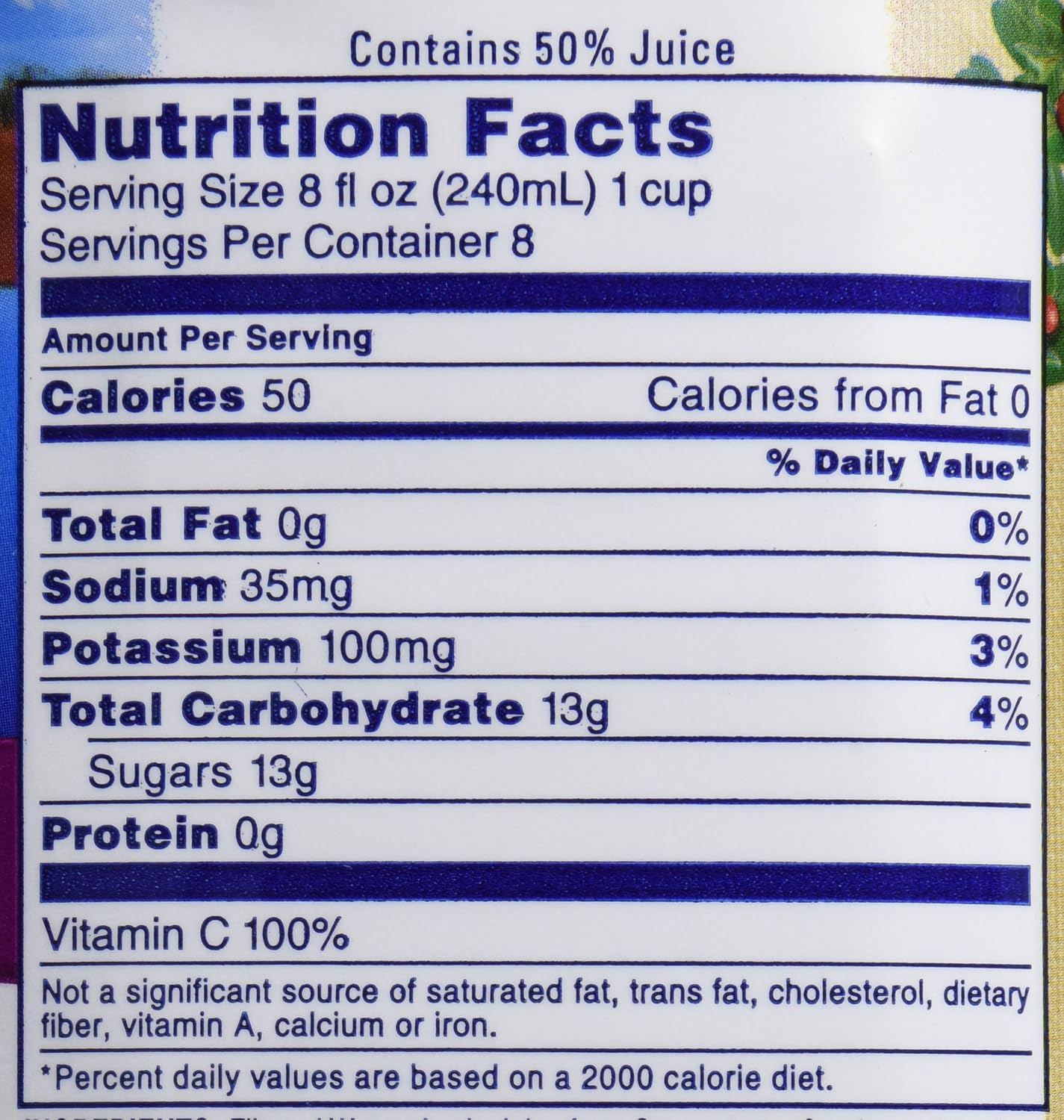 Ocean Spray® Cran50™ Cranberry Juice Drink, 64 Fl Oz Bottle (Pack of 1)