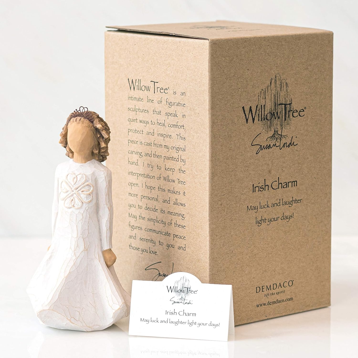 Willow Tree Lavender Grace, Sculpted Hand-Painted Figure | Cast from a Susan Lordi Original Carving, Thoughtful Keepsake Gift for Loved Ones, Celebrations and Moments of Comfort