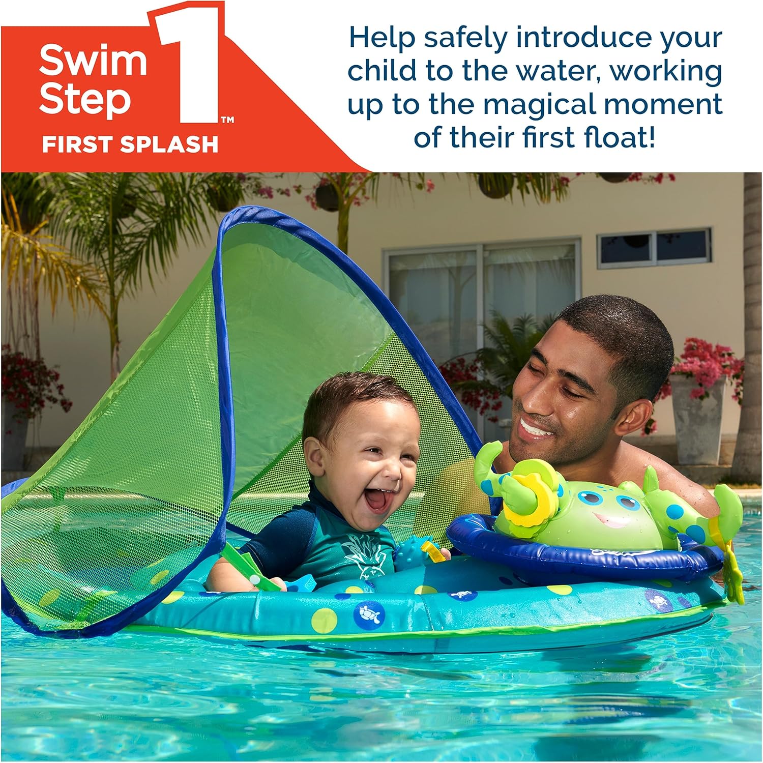 SwimWays Baby Spring Float Splash N Play