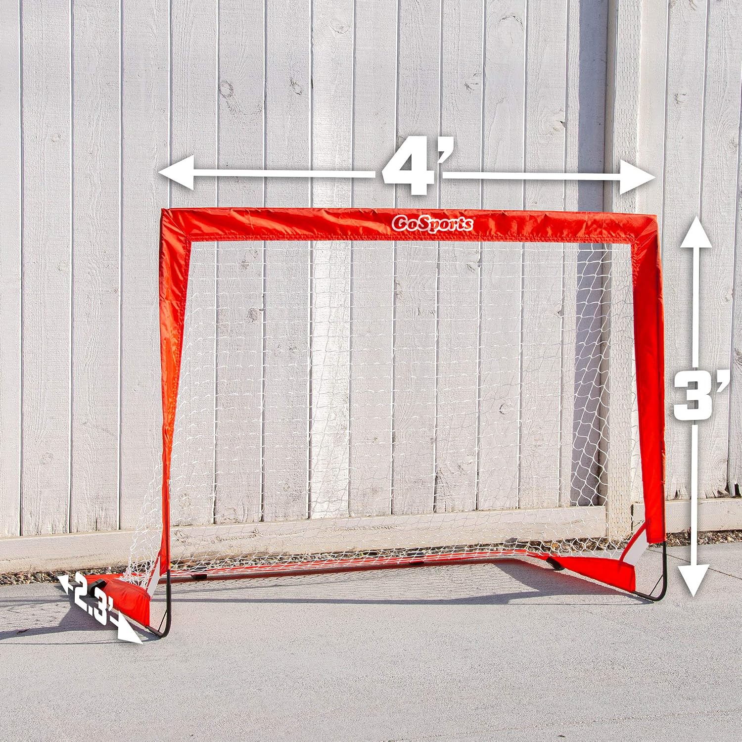 GoSports Street Hockey - Choose Between Goal Set with Sticks, Balls (6 Pack) or Sticks (2 Pack)