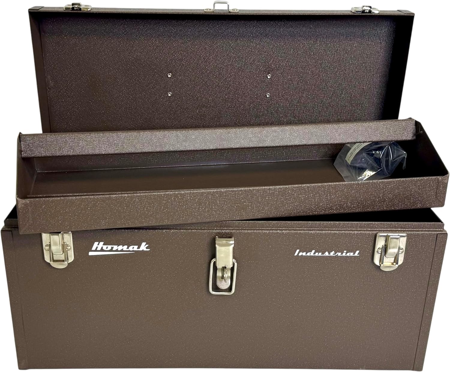 Homak 32-Inch Industrial Steel Toolbox, Brown Wrinkle Powder Coat, BW00200320