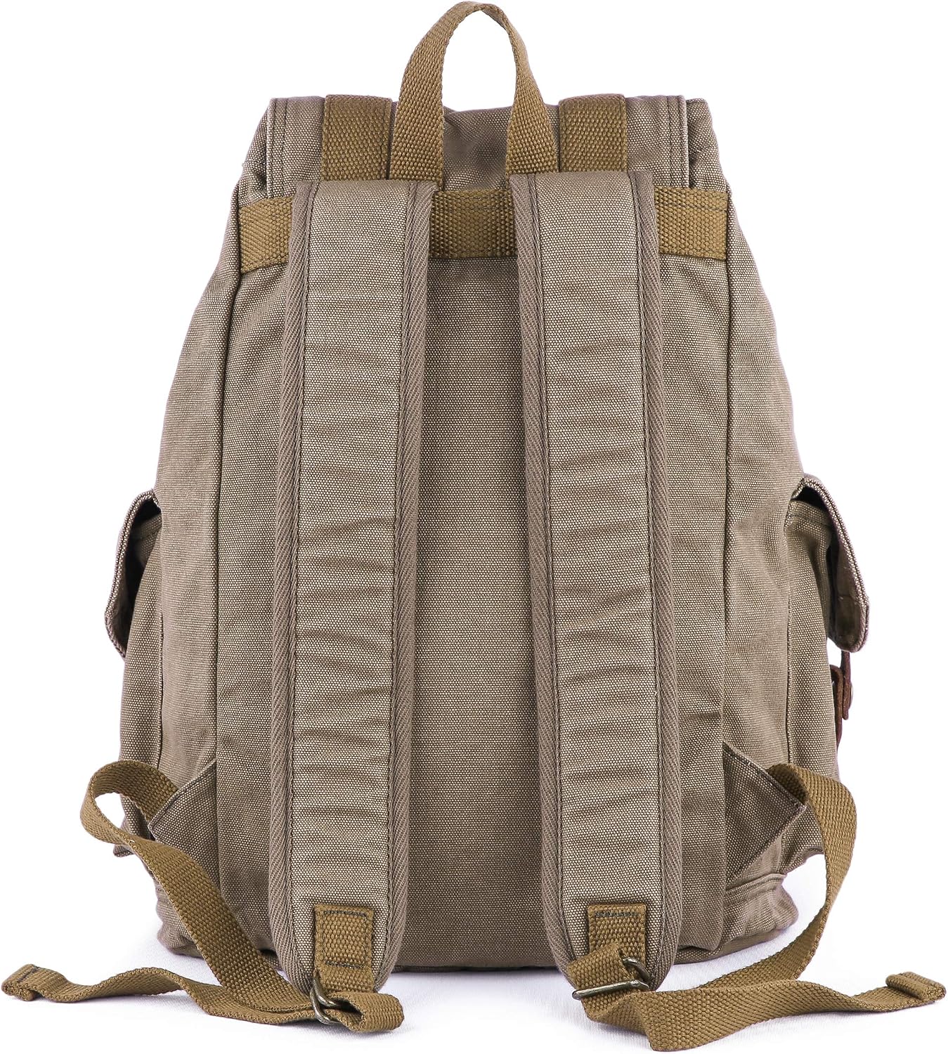 GOOTIUM 21101AMG Specially High Density Thick Canvas Backpack Rucksack, Field Tan, Large