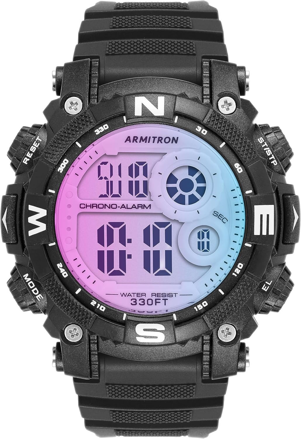 Armitron Sport Men's Digital Chronograph Resin Strap Watch, 40/8284