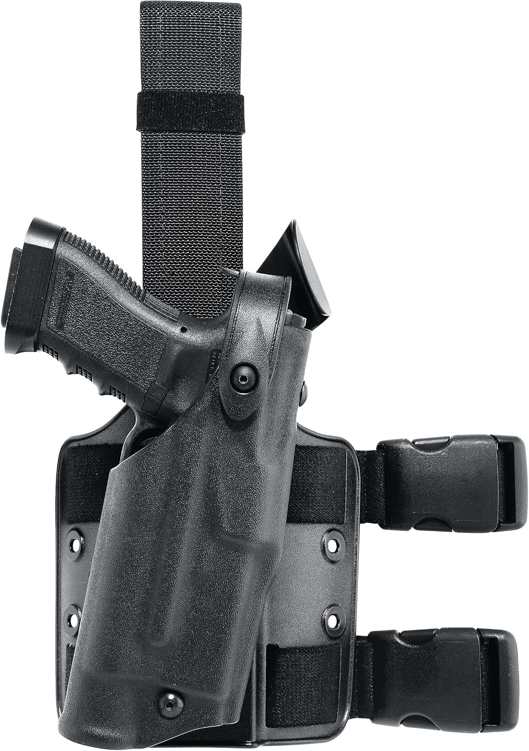 Safariland 6304 ALS Tactical Leg Holster, Black, STX, Sig Sauer LAS-TAC 2 with M3