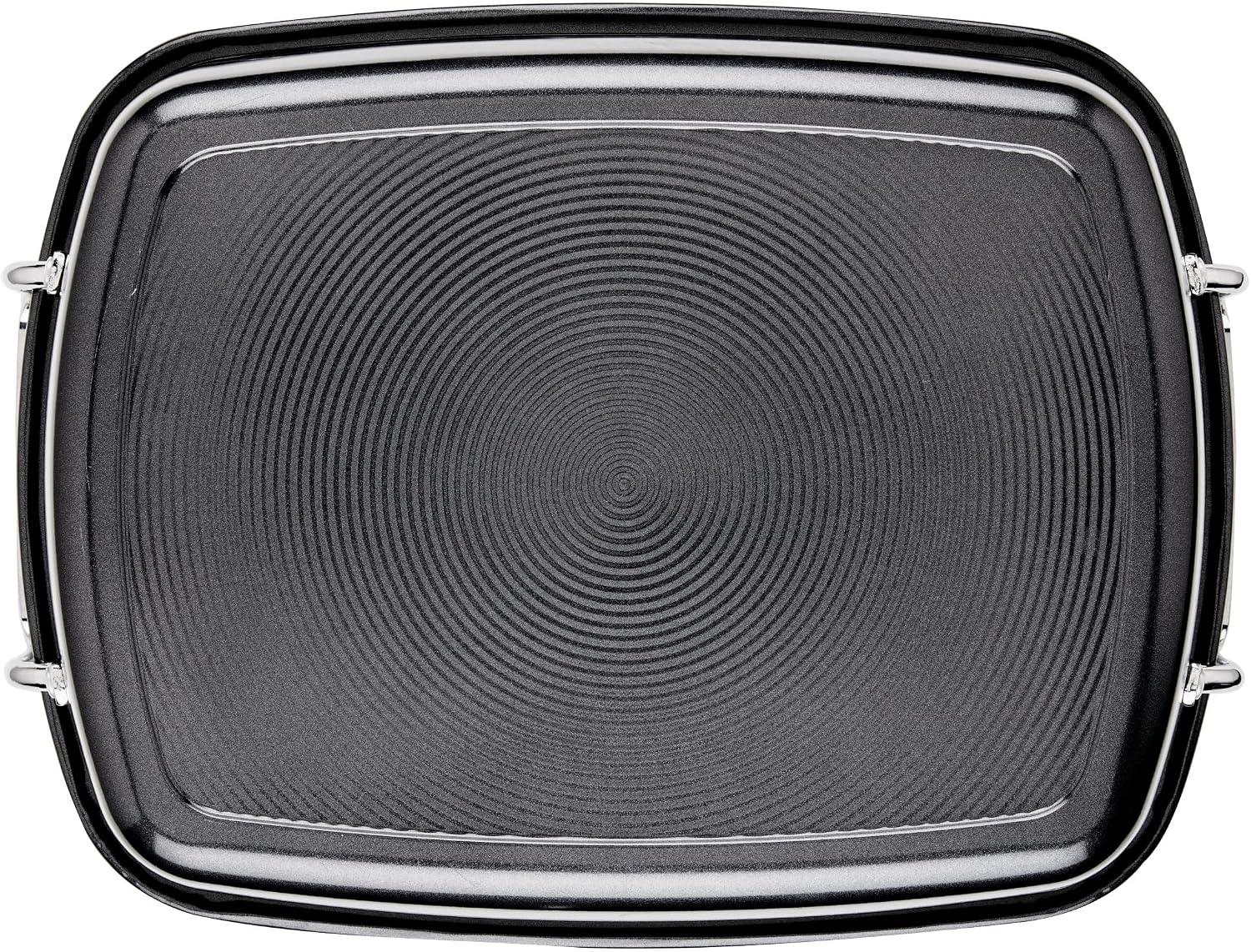 Circulon Total Bakeware Nonstick Roaster, Roasting Pan with Rack, 17-Inch x 13-Inch, Gray