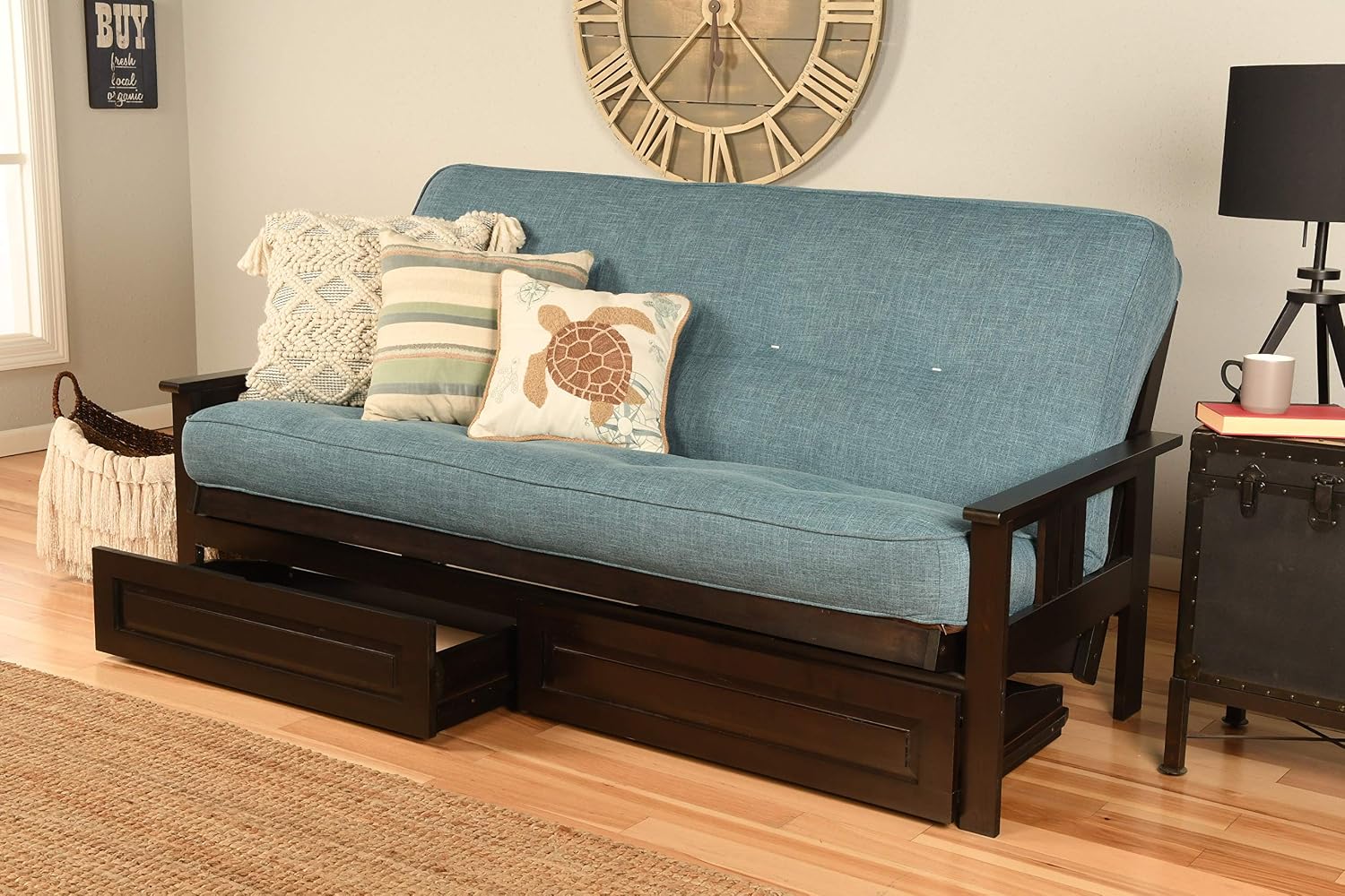 Kodiak Futons Monterey Futon Frame, No Drawers, Barbados