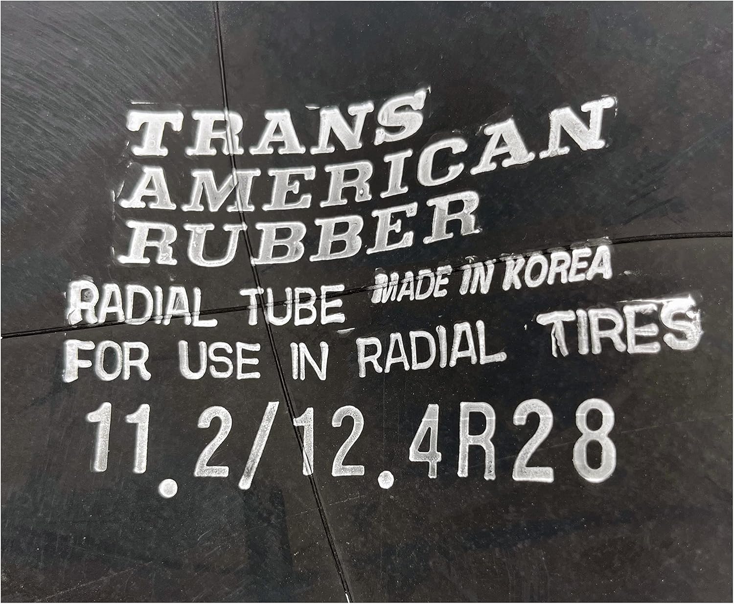 Trans American Rubber Tractor/Implement Inner Tube with TR-218A Valve Stem (11.2R-24/12.4R-24)