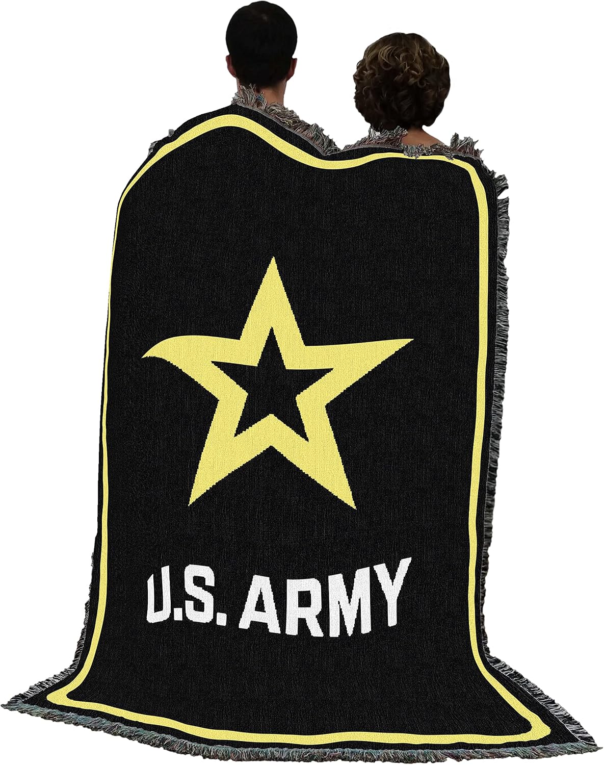 Pure Country Weavers US Army -Military Service Mark Seal Blanket Eagle - Gift Military Tapestry Throw Woven from Cotton - Made in the USA (72x54)
